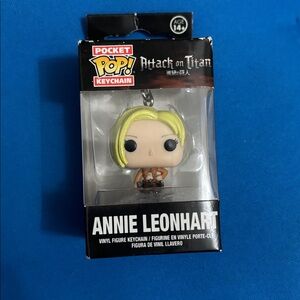 Attack On Titan Keychain Annie Leonhart Still In Box Funimation Funko Pop NWOTS